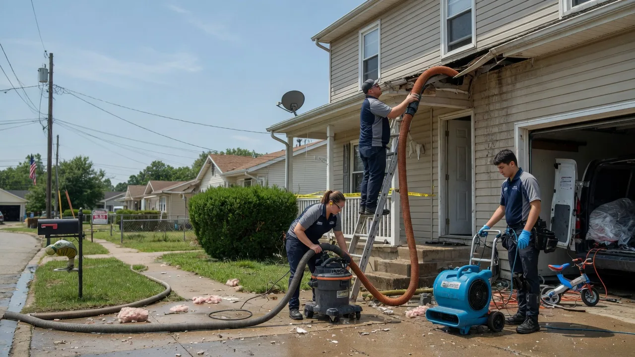 Water Damage Restoration in New Waverly, IN near me